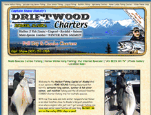 Tablet Screenshot of driftwoodcharters.com